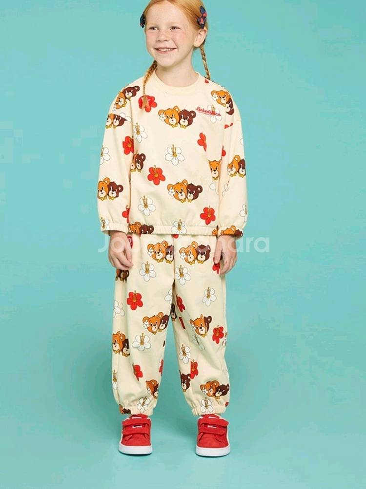 베베드피노 허니베어 상하 셋업 130--1