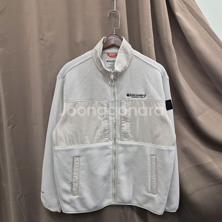 디스커버리 플리스 자켓 아이보리 100--0