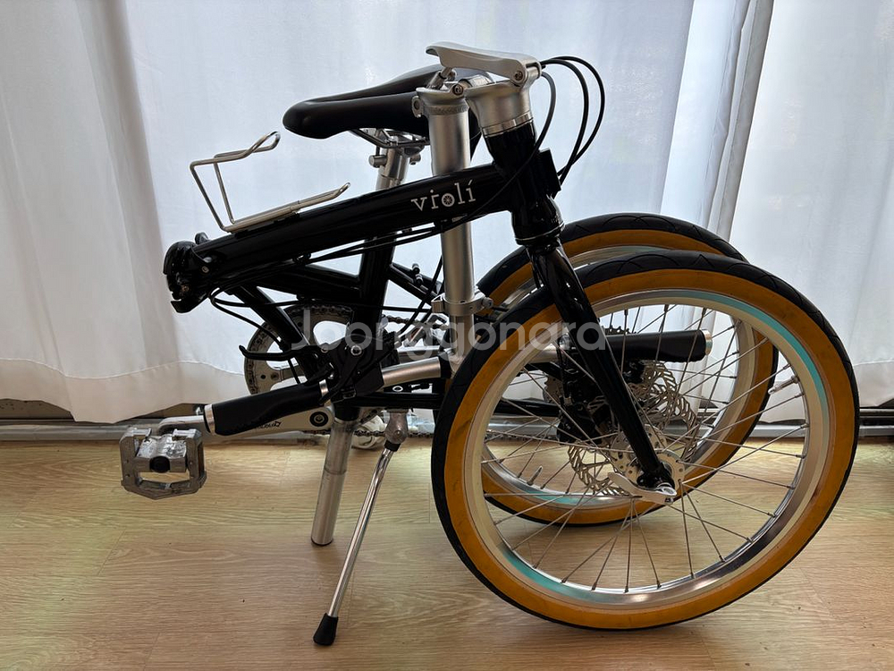 비올리바이크 비올 d10 에센셜 블랙 접이식 자전거 미니벨로--0