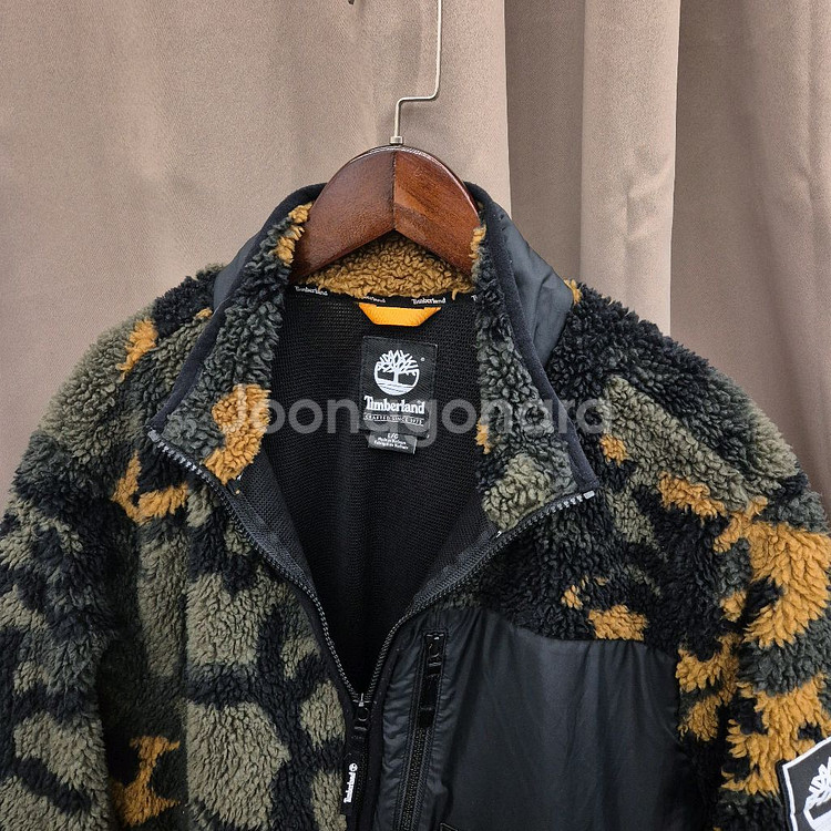 팀버랜드 카모 플라쥬 플리스 자켓 100--1