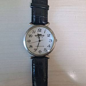 청와대 기념 시계 블랙 가죽 시계