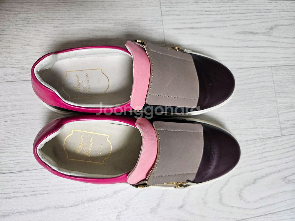 정품로로피아나레더 슬립온 구두 240--0