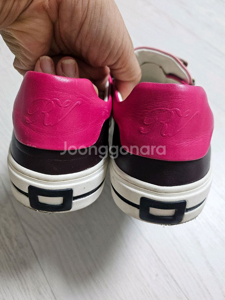 정품로로피아나레더 슬립온 구두 240--6