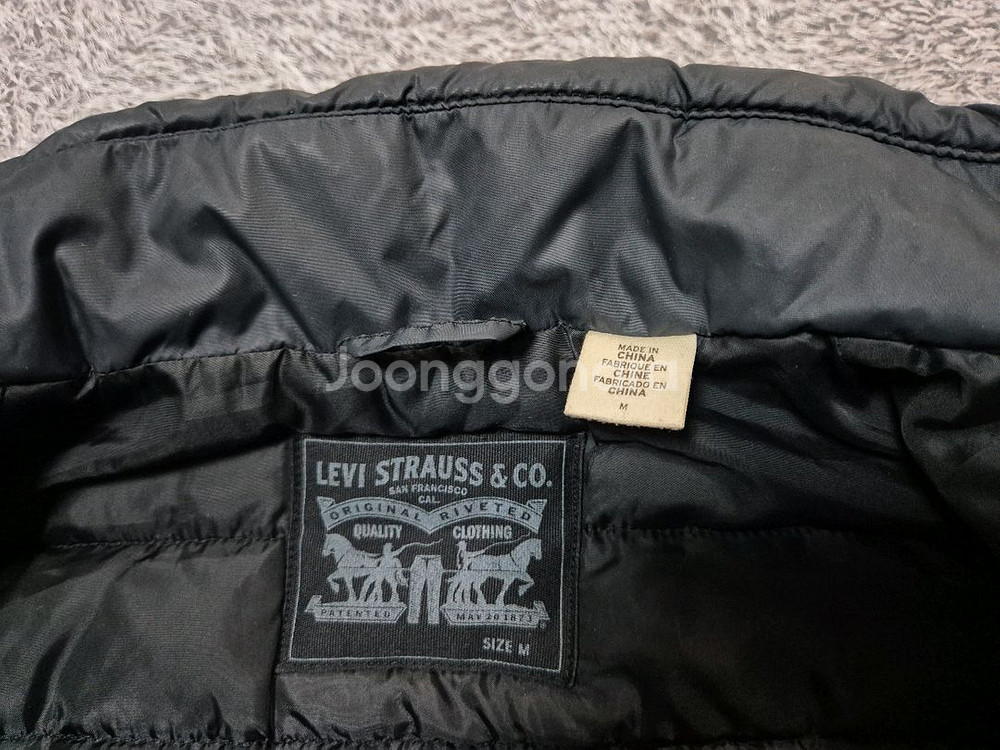 리바이스 남성 패딩 자켓 M--4