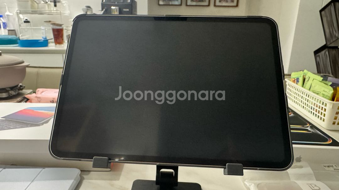 m4 아이패드 프로 256 wifi 실버 + 구조독 1933 + 포고핀 m4 아피패드 전용 스탠드 등--1