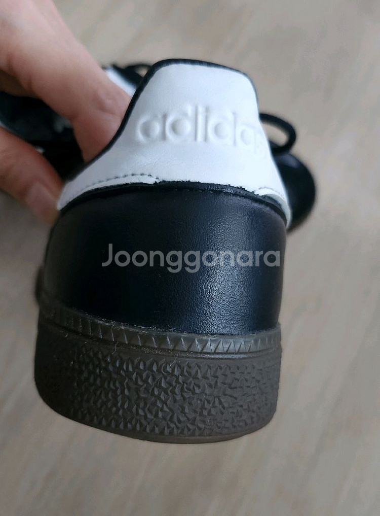 1회 착용) 정품 아디다스 핸드볼 스페지알 코어블랙 250 남녀공용 스니커즈 운동화--4