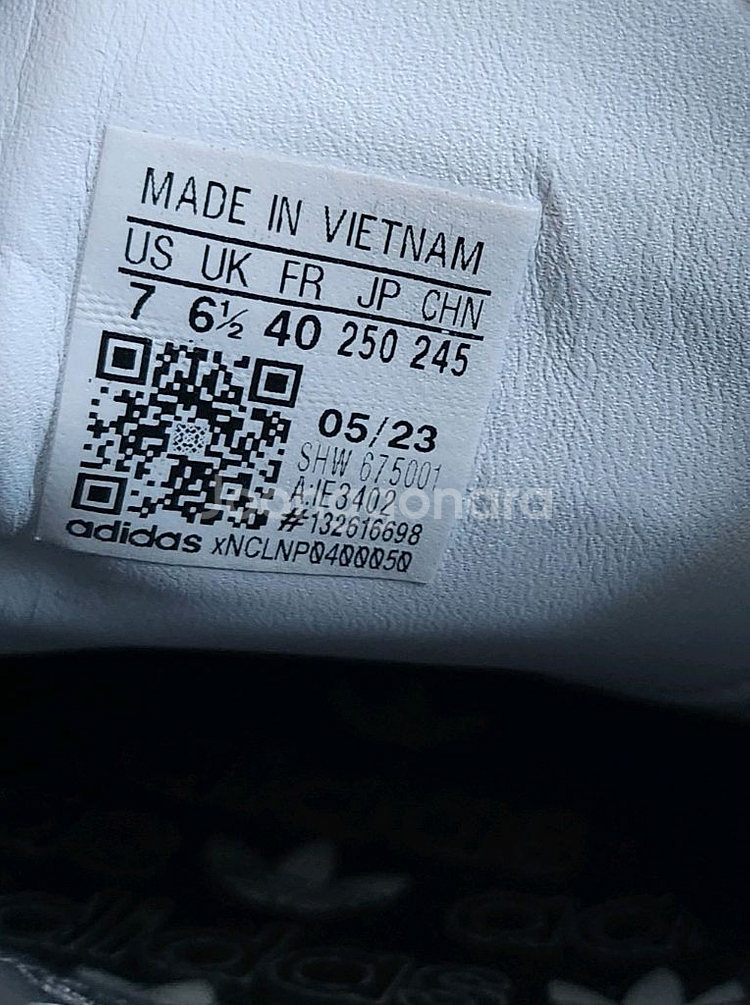 1회 착용) 정품 아디다스 핸드볼 스페지알 코어블랙 250 남녀공용 스니커즈 운동화--8