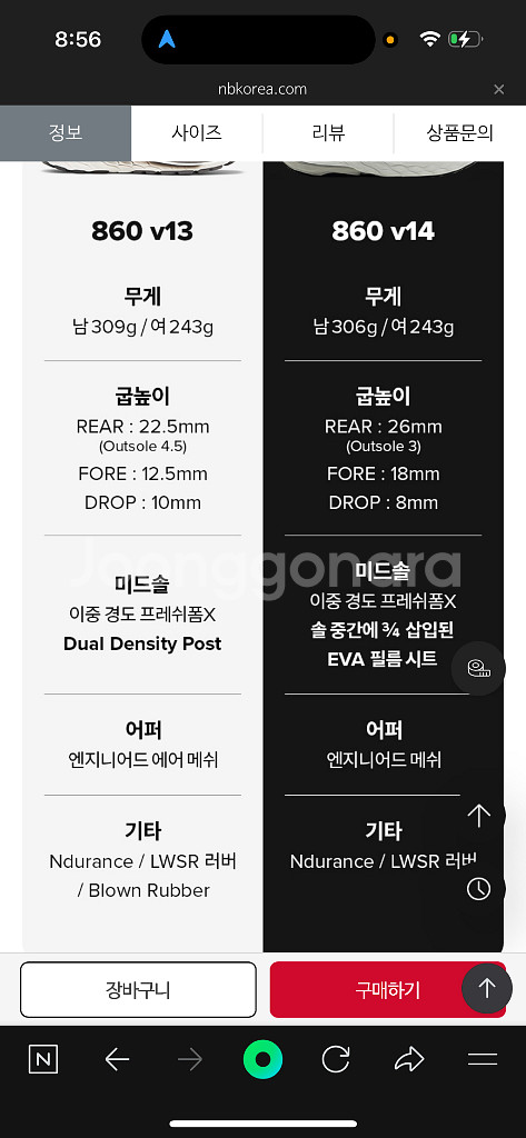 정가179)뉴발란스 860 V14 여성용 안정화 화이트--9