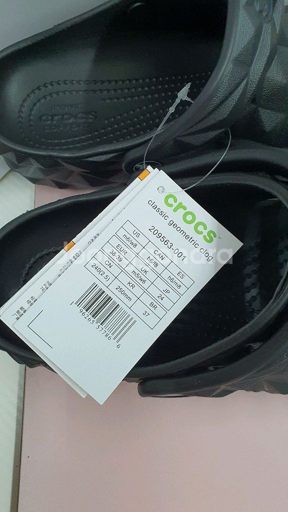 크록스 지비츠 클로스 블랙240--2