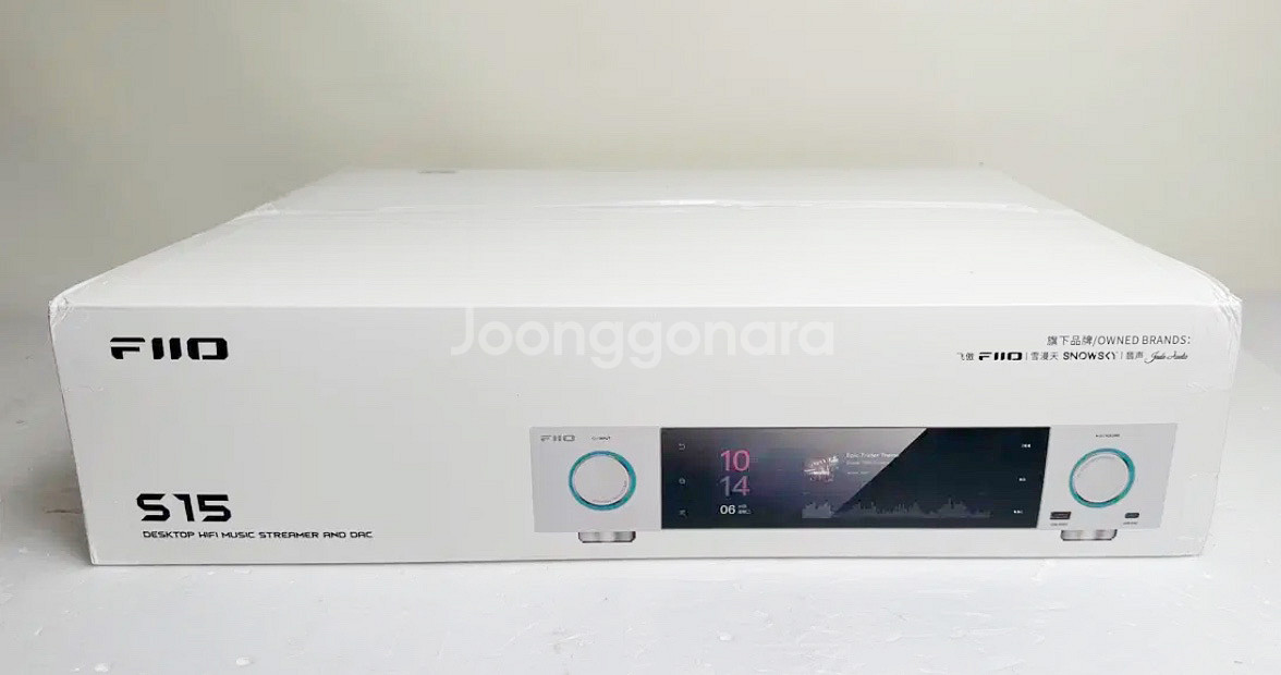 FIIO S15 올인원 네트워크 플레이어 실버컬러--0