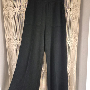 한섬 니트 와이드 팬츠