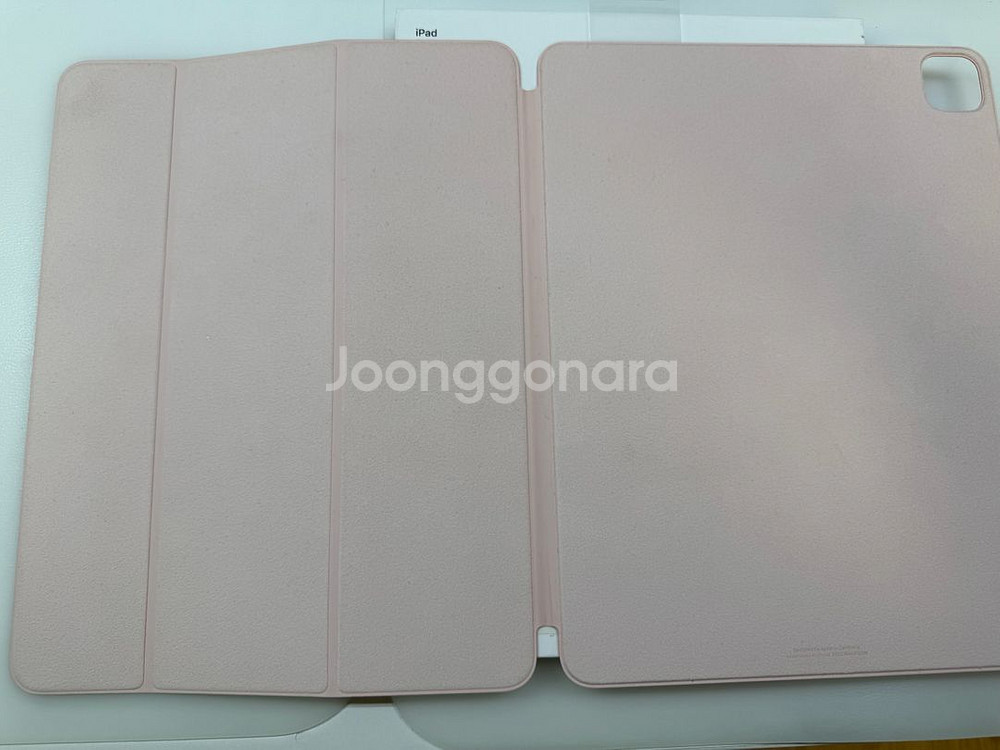 아이패드 프로 12.9 스마트폴리오 핑크(3-6세대용)--2