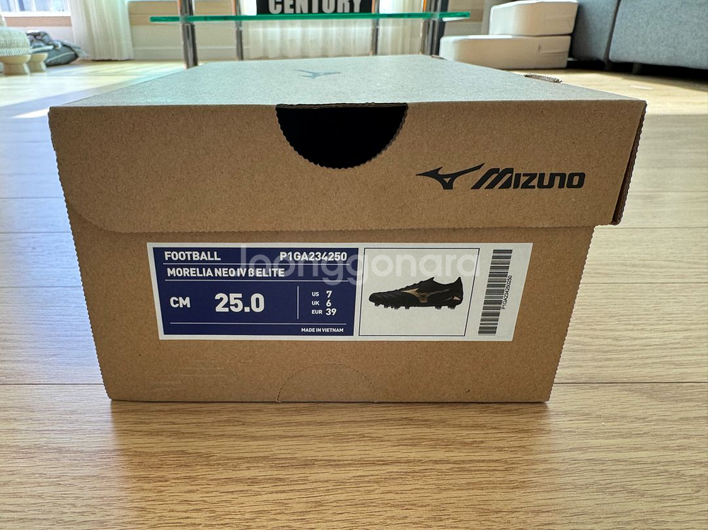 미즈노 모렐리아 네오 베타AG 축구화 250mm--5