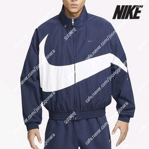 나이키 빅 스우시 우븐 트레이닝 셋업 미드나잇 네이비