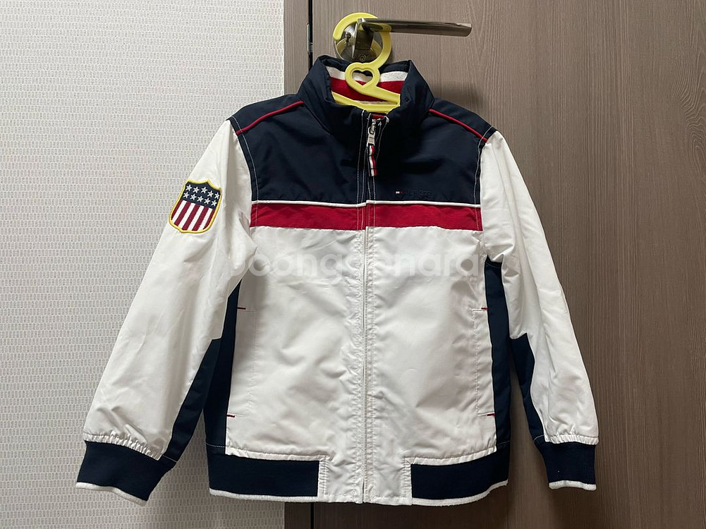 우체국택포) 타미힐피거 키즈 바람막이 XS(4-5세)--0