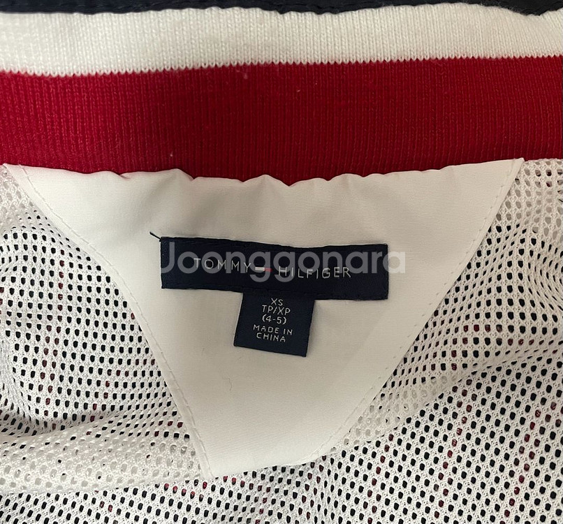 우체국택포) 타미힐피거 키즈 바람막이 XS(4-5세)--5