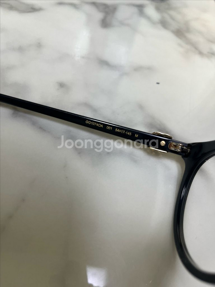 구찌 GG10740A 안경태 블랙 판매합니다--4
