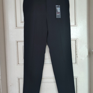 남자겨울슬랙스34 블랙 겨울바지 기모 밴딩 본딩 스판바지 새상품