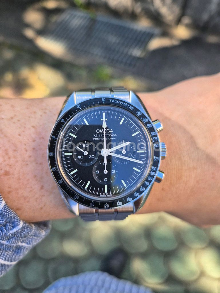 오메가 문워치 신형 사파이어 블랙--3