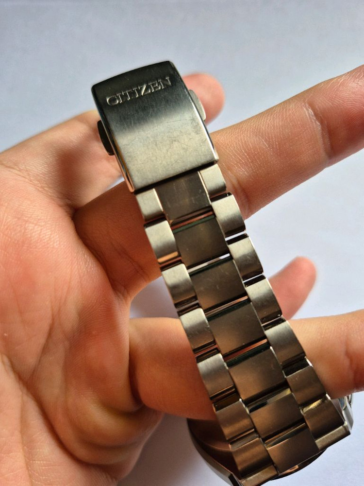 급처 시티즌 아테사 AT3010-55L 55e 티타늄 전파수신 청판 검판--9