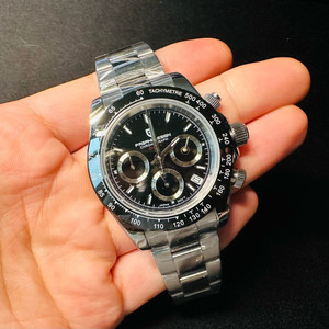 파가니디자인 데이토나 검판 크로노그래프 쿼츠 시계 판매