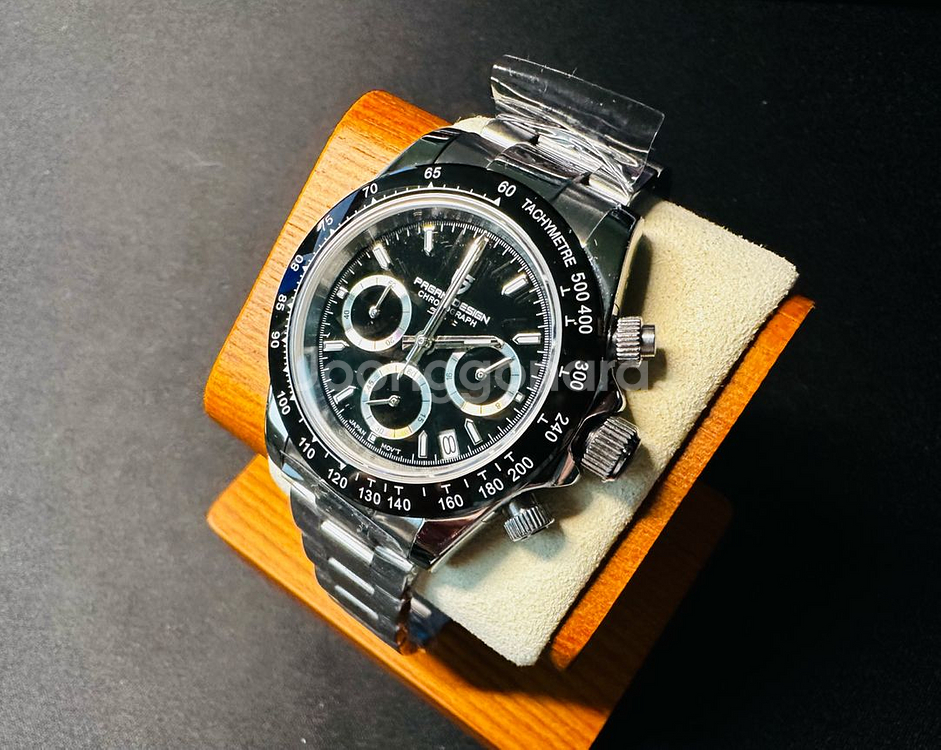 파가니디자인 데이토나 검판 크로노그래프 쿼츠 시계 판매--4