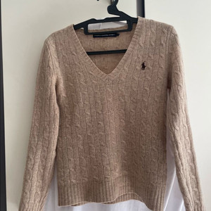 폴로 랄프로렌 케이블 니트 스웨터 S