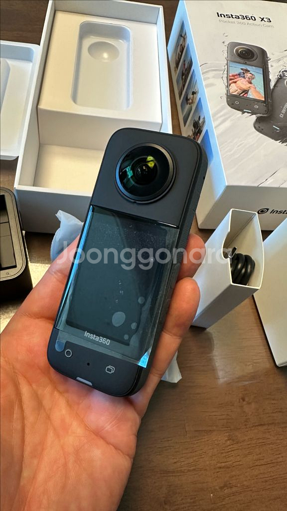 인스타360 x3 액션캠 올타임 번들 새제품--2