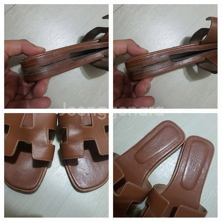 정품 에르메스 오란 여성 샌들 37사이즈--2