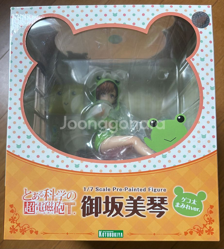 코토부키야 어과초 미사카미코토 게코타투성이 어떤과학의초전자포 피규어--1