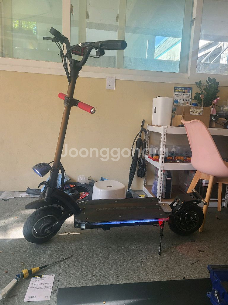 3600w 듀얼모터 듀얼트론 전동 킥보드 판매합니다--0
