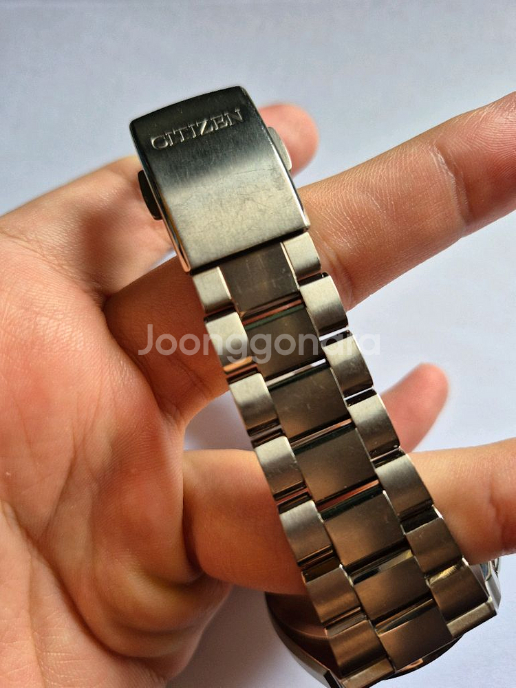 급처 시티즌 아테사 AT3010-55L 슈퍼 티타늄 전파수신--4