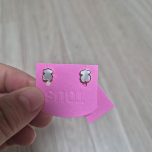 TOUS 마더 오브 펄 18k 세트 새상품 (귀걸이, 목걸이)