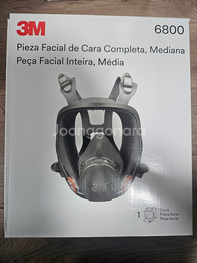 3M 6800 풀페이셜 마스크 M사이즈--0