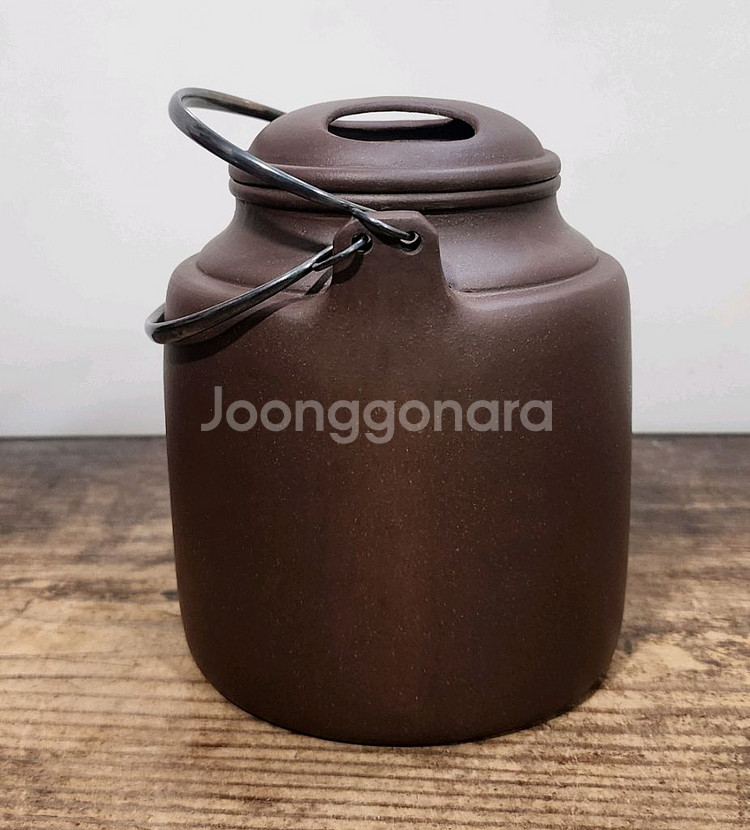 은 손잡이 자사호.--4