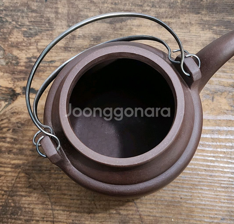 은 손잡이 자사호.--5