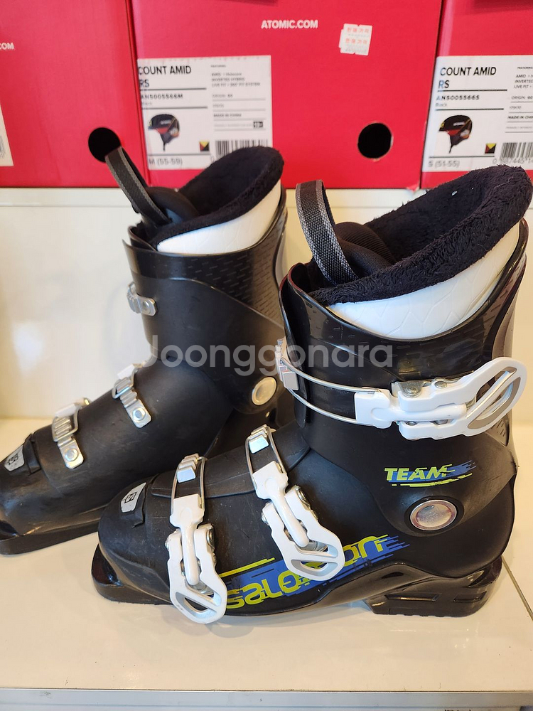 살로몬 SALOMON 주니어 중고 스키 부츠 판매합니다!--1