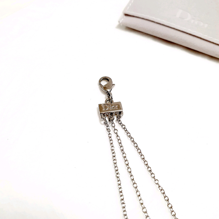 디올 팔찌 실버 조이--1