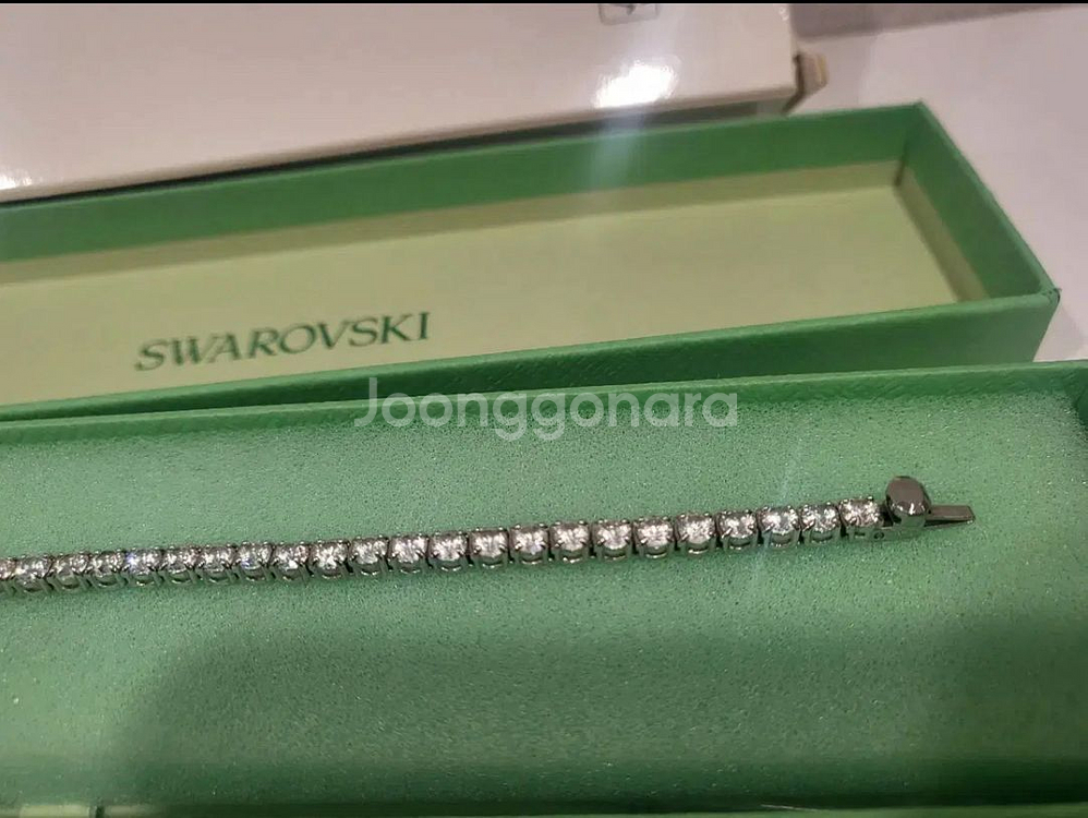 스와로브스키 매트릭스 테니스 팔찌--1