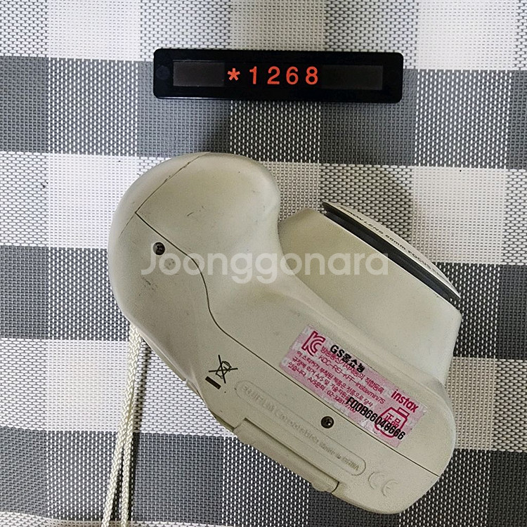후지 인스탁스 미니 7S 화이트 폴라로이드 카메라--3