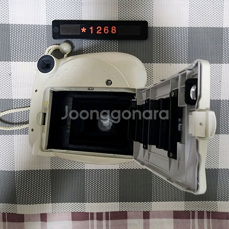 후지 인스탁스 미니 7S 화이트 폴라로이드 카메라--4