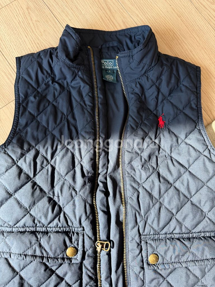 폴로 키즈 패딩 조끼 5Y--3