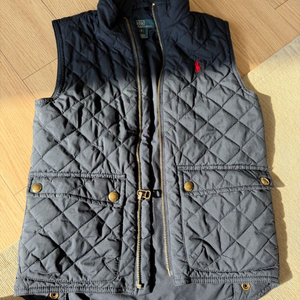 폴로 키즈 패딩 조끼 5Y