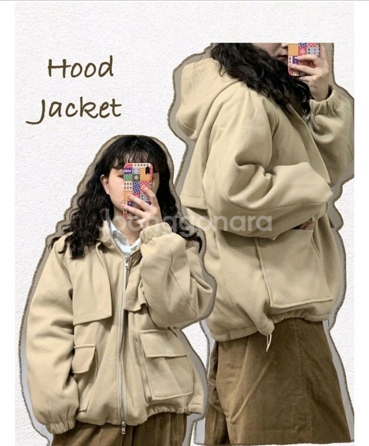 블랙) 영거스트53 후드 숏코트 자켓 점퍼 집업 벌룬 스트링 트렌치 코트 / 데일리쥬 리얼코코 바온 행자씨 아뜨랑스--0