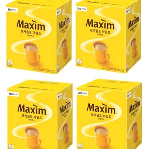 맥심 모카골드or화이트골드 커피믹스 280tx4박스 무료배송144000원