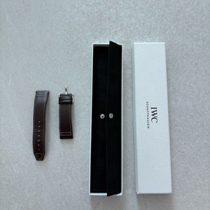 IWC 마크xx 정품 가죽 스트랩 및 핀버클