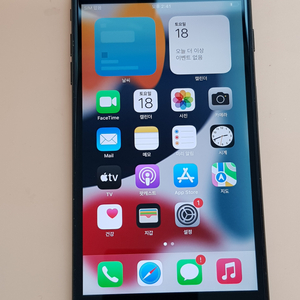 아이폰8플러스 256G 블랙(A1897) 효율100% 무잔상 판매합니다