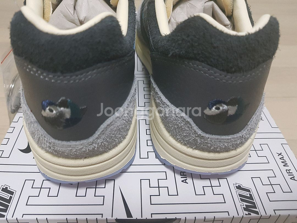 [260] 나이키 x 카시나 에어맥스1 원앙 파티클 그레이 나코탭 정품 새상품--4