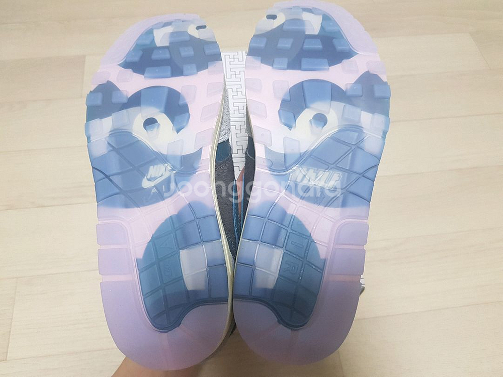 [260] 나이키 x 카시나 에어맥스1 원앙 파티클 그레이 나코탭 정품 새상품--6