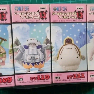 원피스 월콜 tv13탄 4종 팝니다.